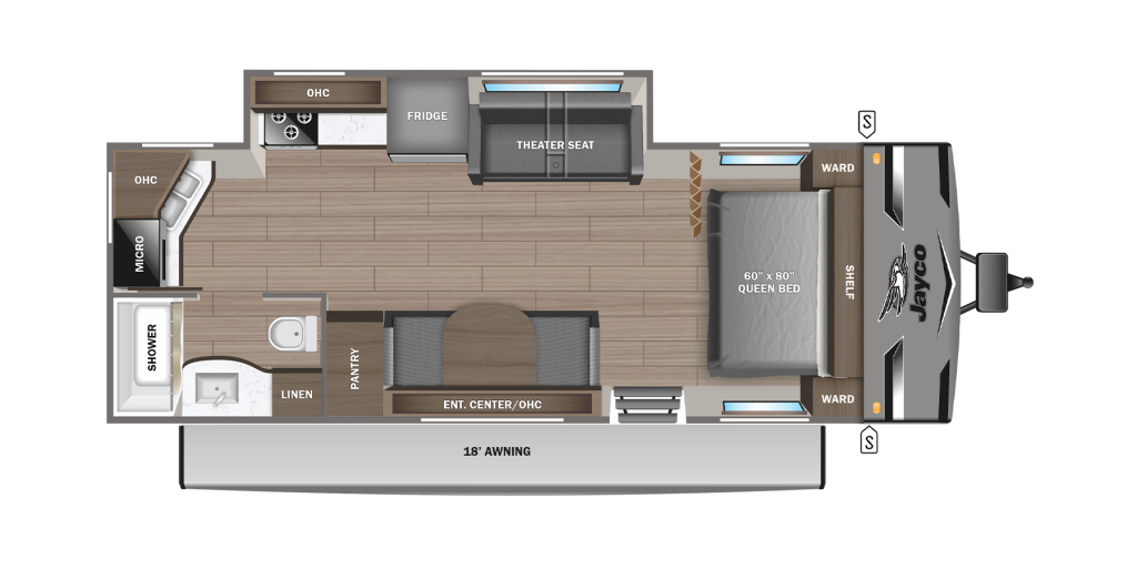 2024 Jay Flight 225MLS Floorplan