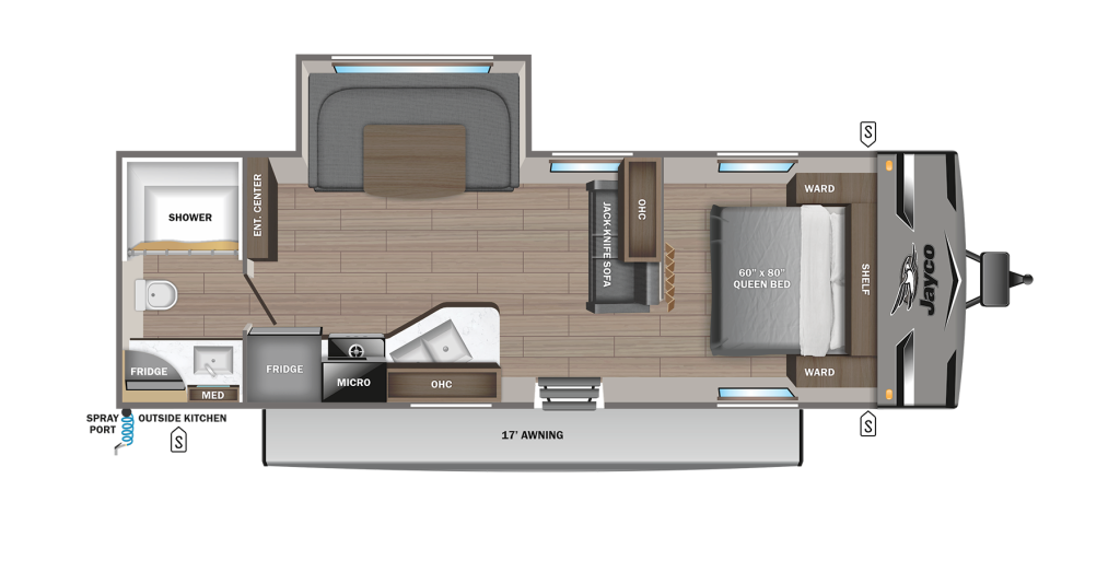 2024 Jay Flight 247RBS Floorplan