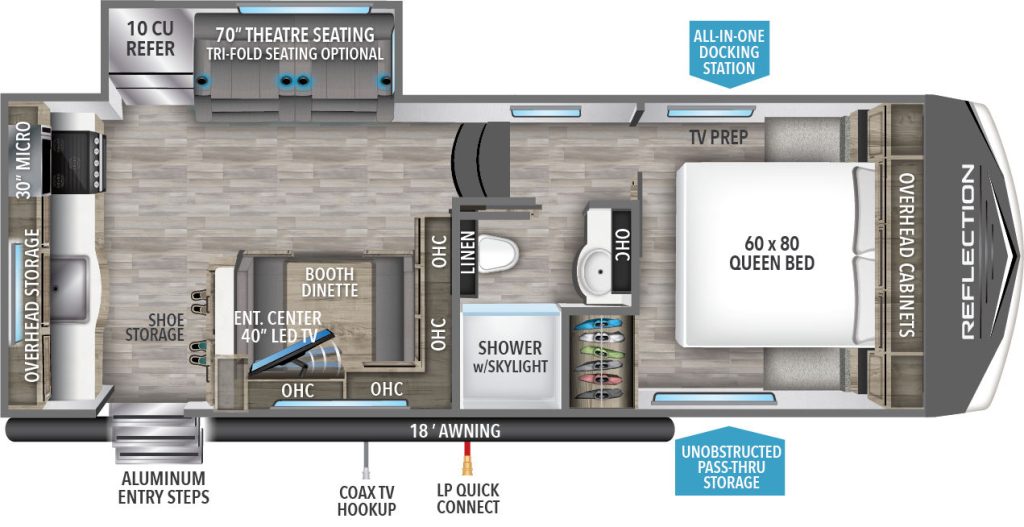 grand design reflection 226RK floorplan