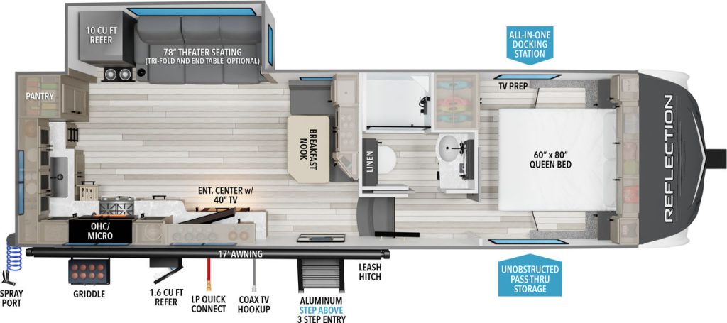 grand design reflection 270BN floorplan