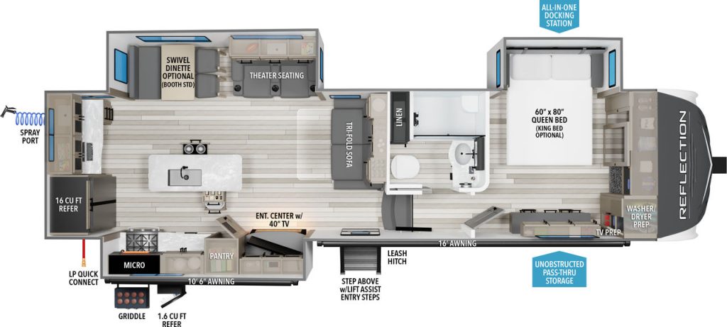 grand design reflection 320MKS floorplan