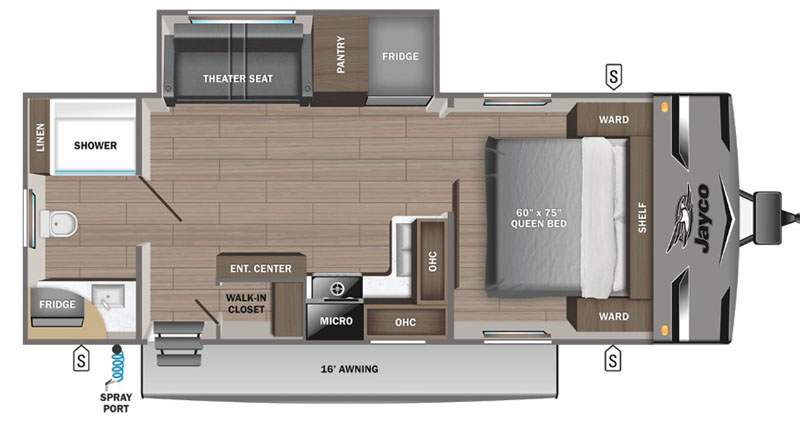 Jay flight 20RBS Floor Plan