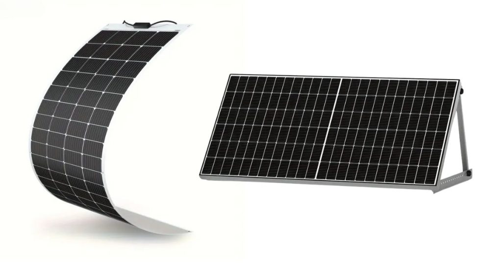 Flexible vs Rigid RV solar panels