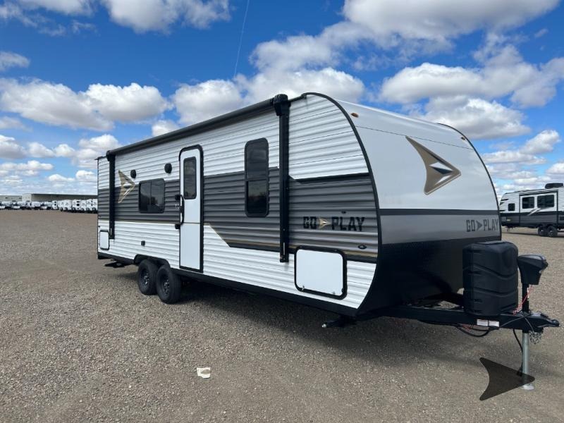 exterior of Go Play 26BH travel trailer