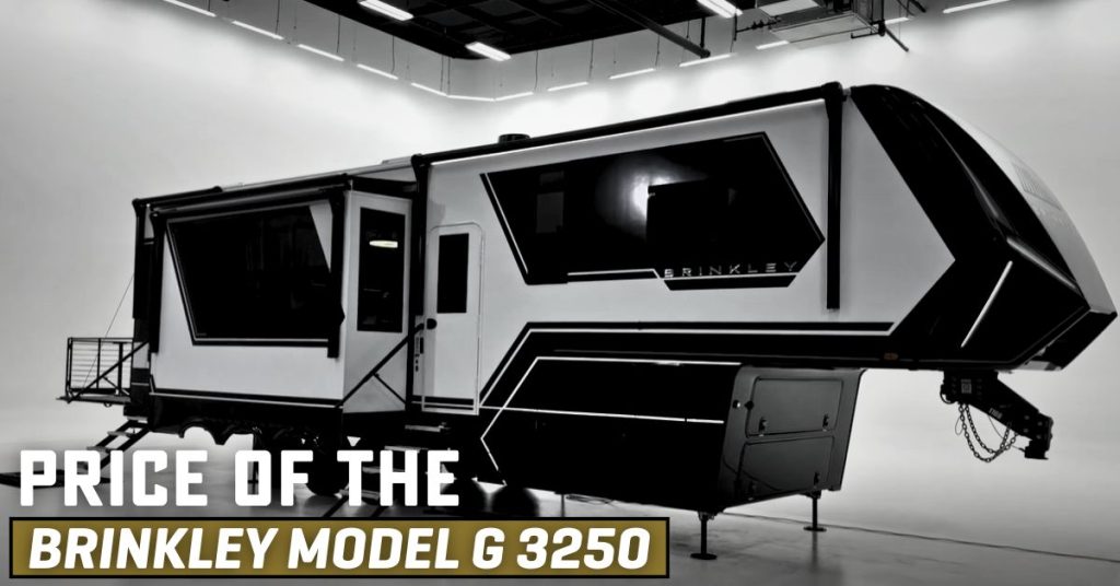 exterior profile of G 3250 with text "Price of the Brinkley Model G 3250"