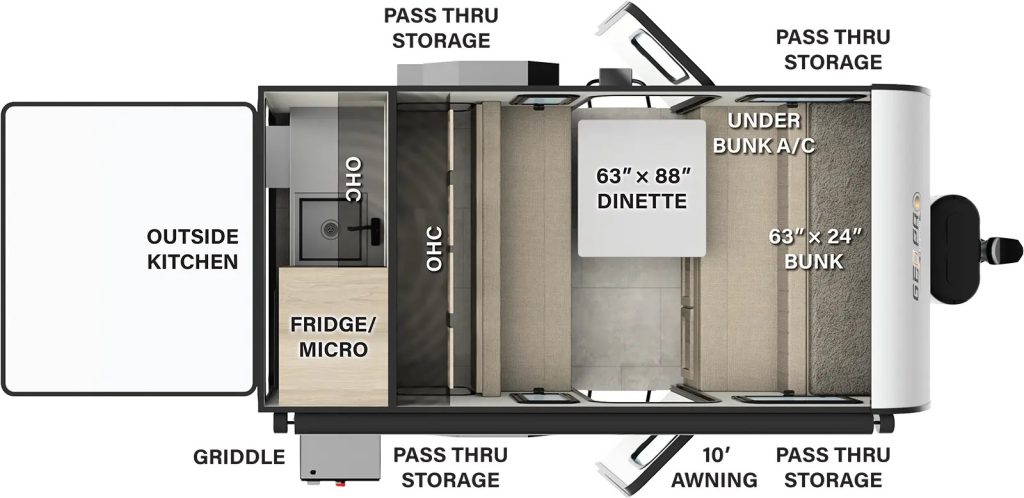 Floor plan of Geo Pro G14DA