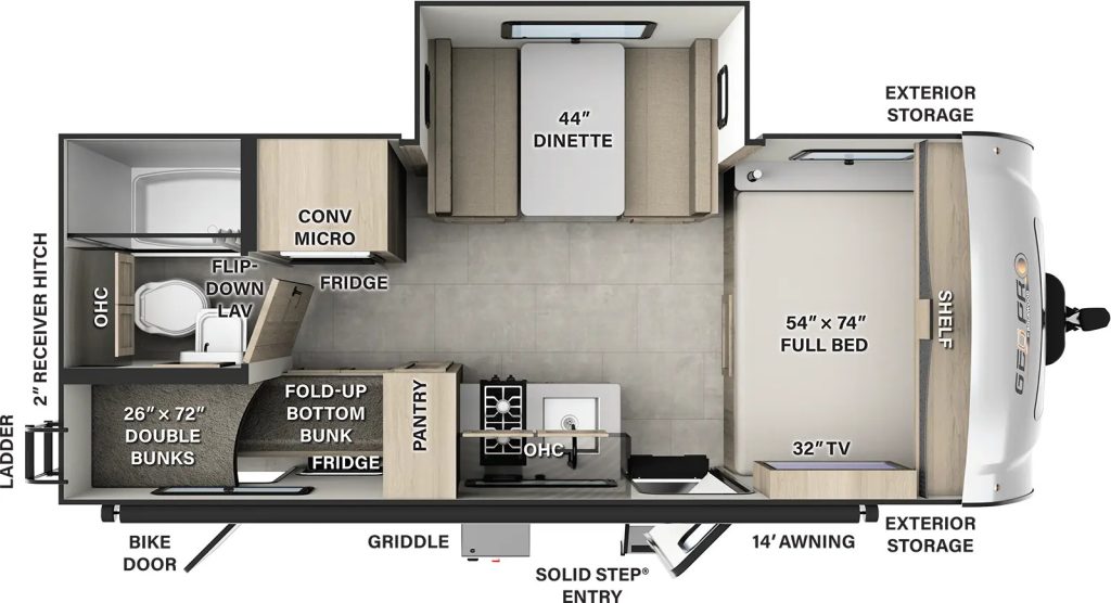 floor plan of Geo Pro G20BH