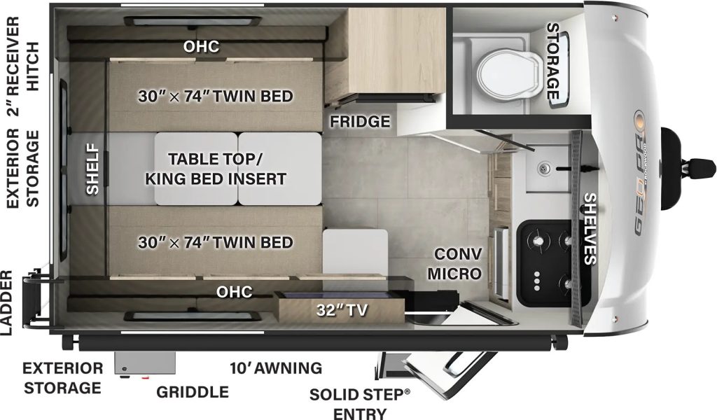 floor plan of Geo Pro G15TB