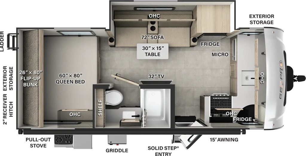 floor plan of Geo Pro G20FK