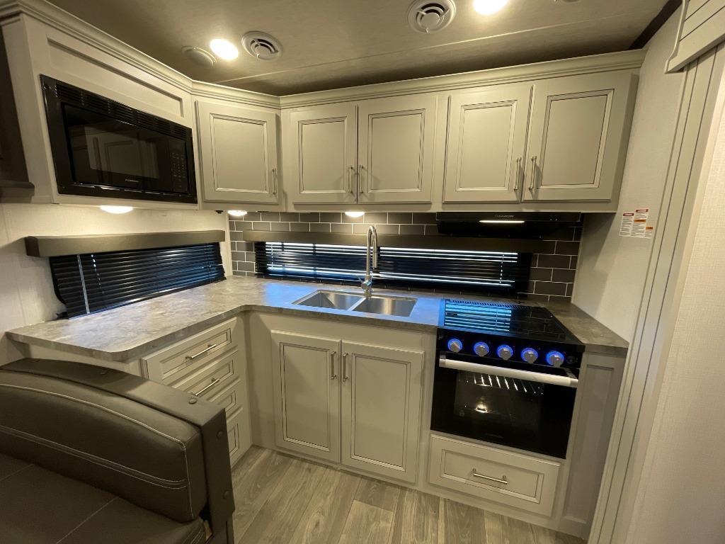 kitchen of Keystone Cougar 23MLE