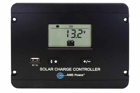 RV solar power charge controller