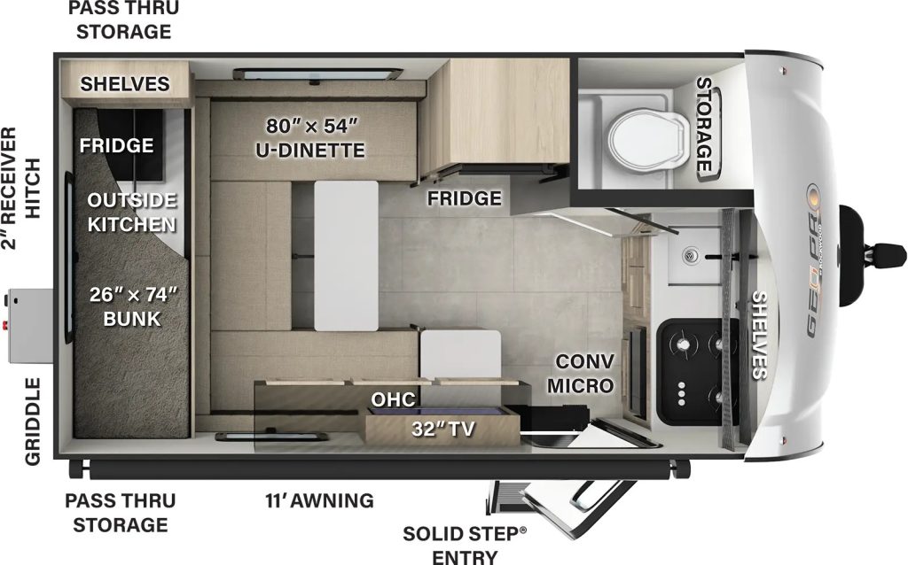 Floor plan of Geo Pro G15RDG