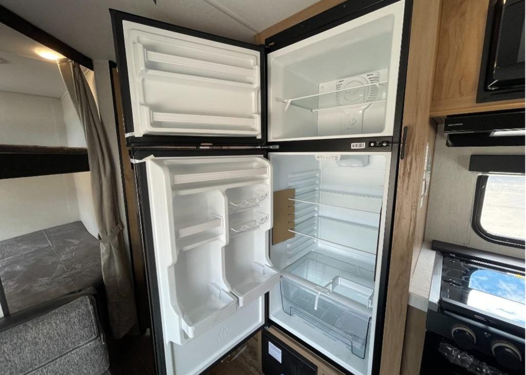 open rv fridge