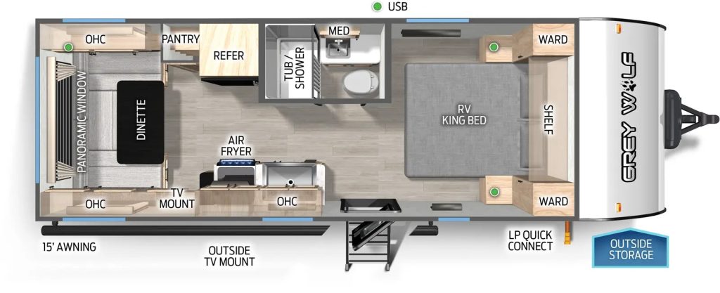 grey wolf floor plans