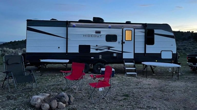 Keystone Hideout campsite