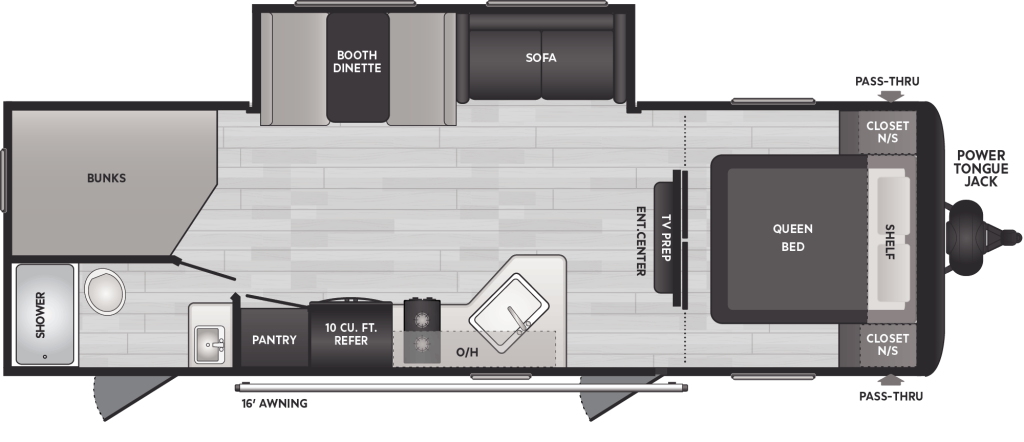 Hideout floor plans