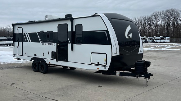 Exterior of Go Explore camper