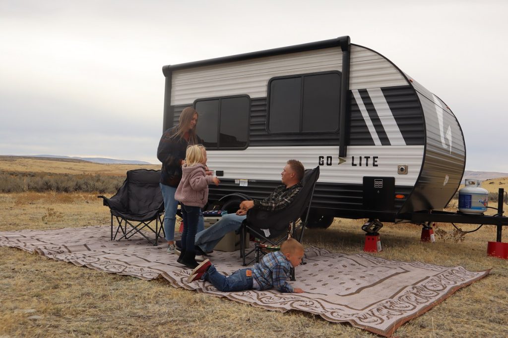 Family camping with Go Lite