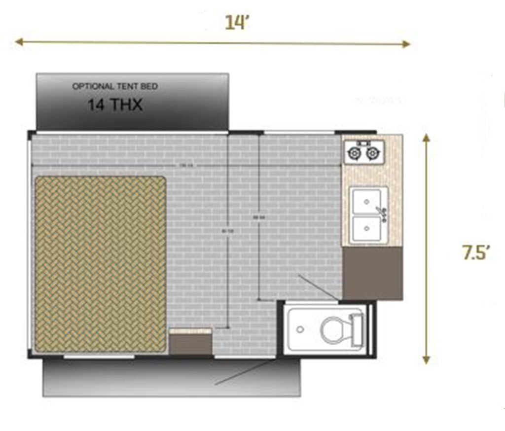 Go Lite Boulderback floor plan