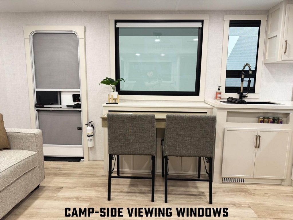 camp-side viewing windows